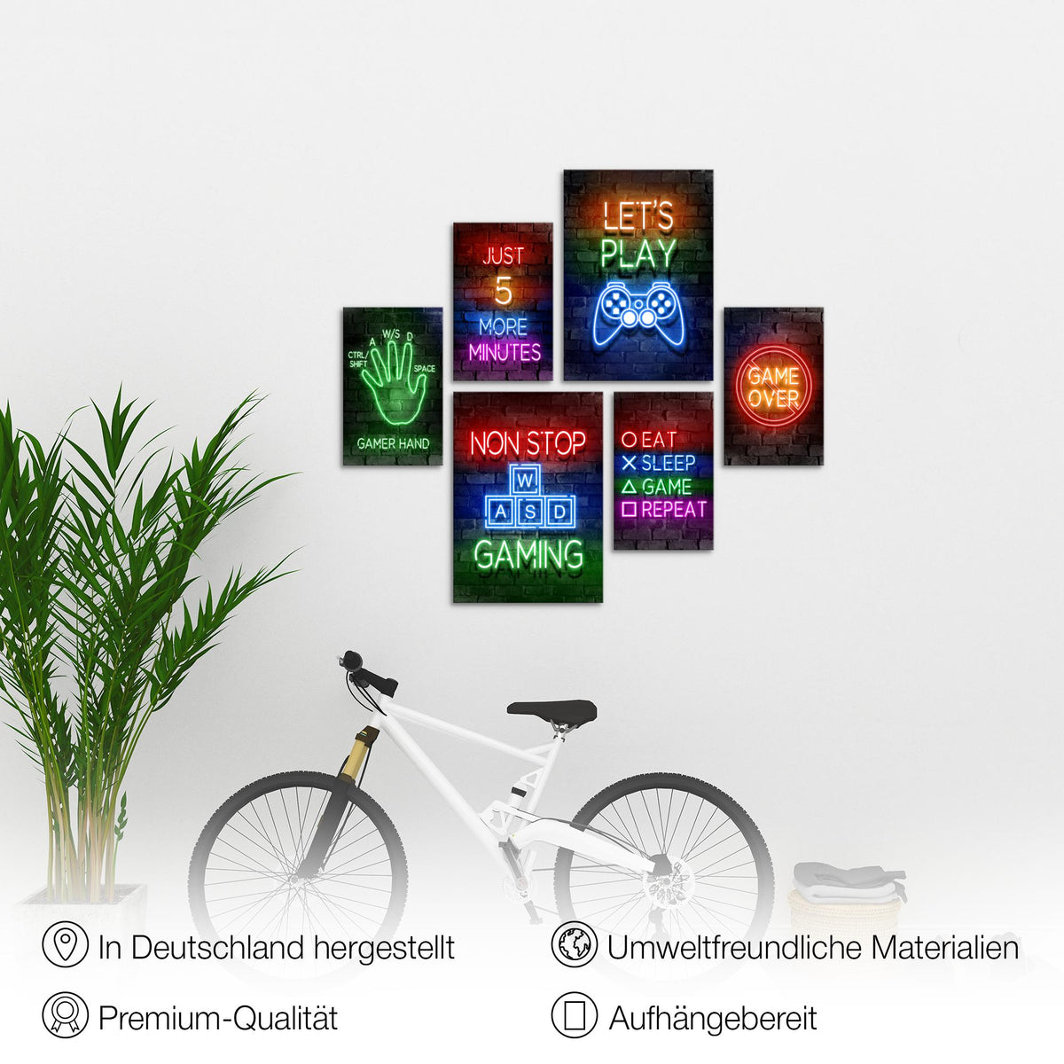 SPIELKONSOLE GAMER Wandbilder Xxl 160x60 Günstig Kaufen